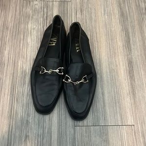 Black Leather Loafers